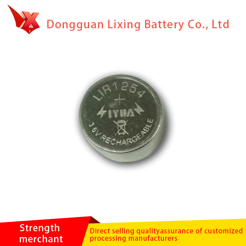 Κατασκευαστής προσαρμοσμένο Bluetooth LIR1254 Button Button Μπαταρία Υψηλής χωρητικότητας Πολυμερή μπαταρία Λιθίου επαναφορτιζόμενη μπαταρία